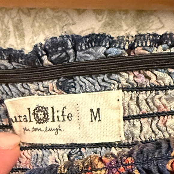 NATURAL LIFE Flowy Wide Leg Pants Size Medium - Picture 6 of 6